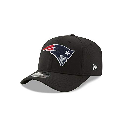 New Era New England Patriots 9fifty Stretch Snapback Cap - Classic - Black - S-M (6 3/8-7 1/4) von New Era