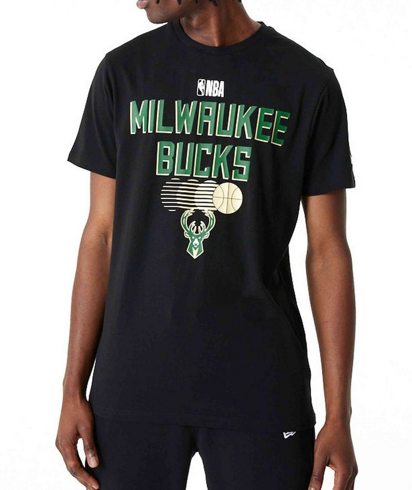 New Era T-Shirt NBA Milwaukee Bucks Team Graphic von New Era