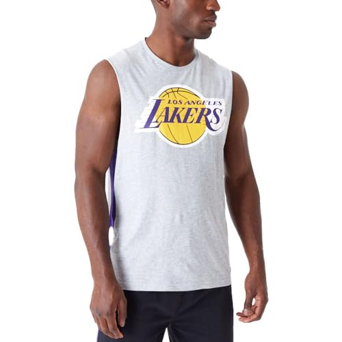 New Era Tank Top - NBA Los Angeles Lakers grau - L von New Era