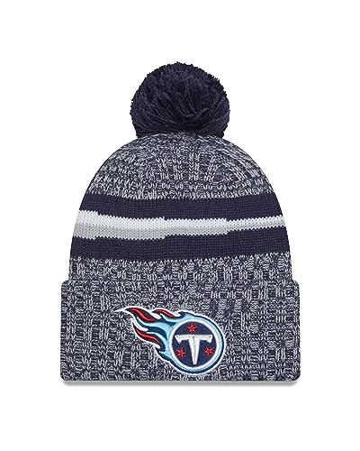 New Era Tennessee Titans NFL 2023 Sideline Sport Knit OTC Blue Beanie - One-Size von New Era