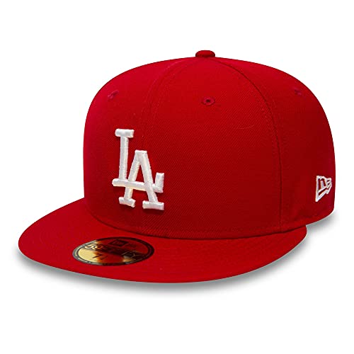New Era Los Angeles Dodgers MLB Basic Red 59Fifty Basecap - 8-64cm (XXL) von New Era
