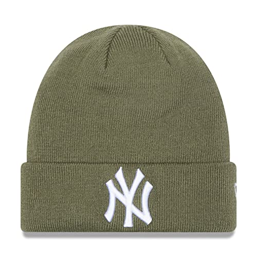 New Era Wintermütze Cuff Beanie - New York Yankees Oliv von New Era