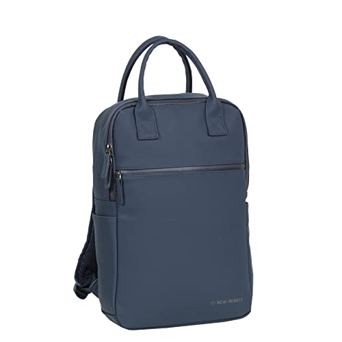 New Rebels Harper Miami Marineblau 9L Rucksack Wasserabweisend Laptop 13.3 von New Rebels