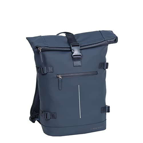 New Rebels William - Riverside Backpack Rolltop 17L, Unisex-Erwachsene Rucksack, Navy, 29x13x45cm - von New Rebels