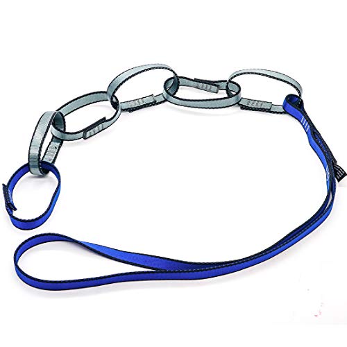 NewDoar 23 kN Nylon-Sicherheitskette, Klettern, 16 mm, doppelt gewickelte Schlinge für persönliches Anker-Haltesystem, Hilfe beim Klettern (sichere Kette) von NewDoar