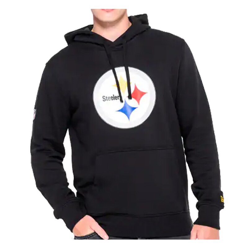 New Era NFL Team Logo Hoodie Pittsburgh Steelers schwarz - Gr. M von NewEra