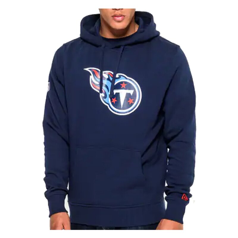 New Era NFL Team Logo Hoodie Tennessee Titans navy - Gr. 2XL von NewEra