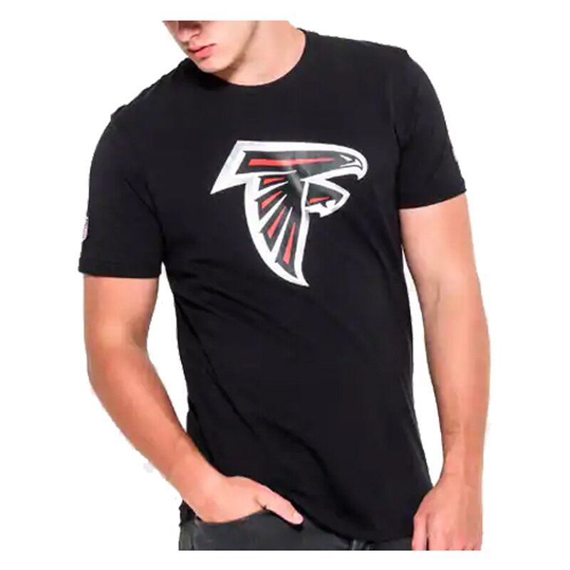 New Era NFL Team Logo T-Shirt Atlanta Falcons schwarz - Gr. XL von NewEra
