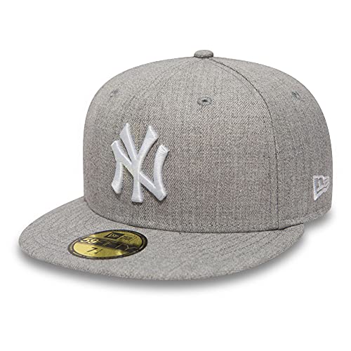 New Era New York Yankees MLB Gray 59Fifty Basecap - 7 3/4-62cm (XXL) von New Era