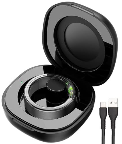 Newgen Medicals Zubehör zu Fitness-Smart-Ring: Powerbank-Ladecase für Fitnesstracker-Ring FRI-100, 200 mAh, USB-C (Smart-Ring-Schlafqualitätsmonitor, Smart-Gesundheitsringe, Senioren Handy) von Newgen Medicals