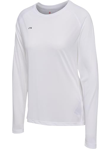 Newline Damen Nwlbeat W L/S T-Shirt, Weiß, XS EU von newline