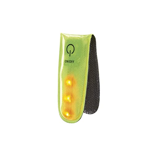 Newrban| Clip mit Led-Licht - DREI Leuchtmodi und Blinken - Erhöht die Sichtbarkeit der Fahrer und die Sicherheit im Straßenverkehr- Gelb von Newrban