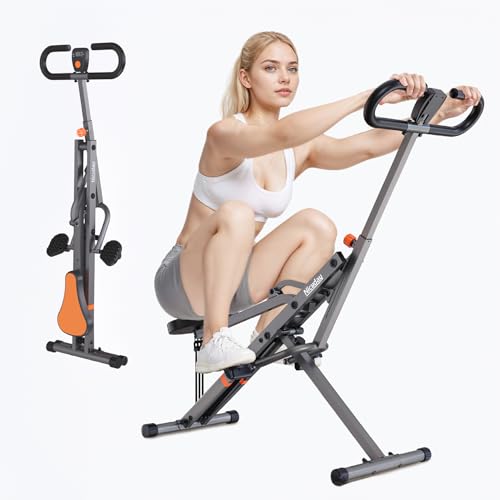 Niceday Squat Rowing Machine for Home, Squat Ride, Core Exercise Machine, Foldable Exercise Equipment, Glute & Leg Cardio Workout Machine von Niceday