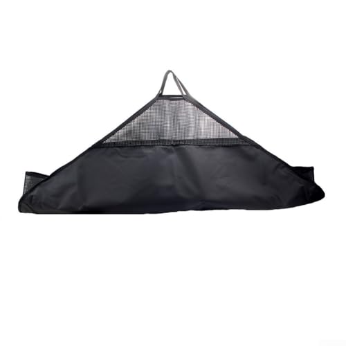 Niceminiwall Angelmatte mit Wiege- und Messschlinge, robuste PVC-Fischtasche mit integriertem Zoll- und Zentimeter-Lineal, faltbares wasserdichtes Design zum Messen und Messen von Niceminiwall
