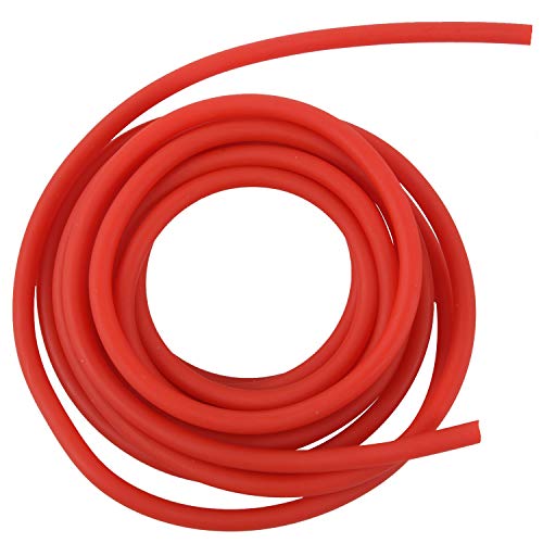 Tubing Gymnastikband aus Gummi, elastisch, Rot, 2,5 m von Nicfaky