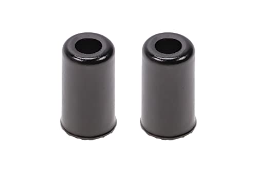 2 Stück Endkappe Hülse für Aussenhülle Bremszug Fahrrad Ø5mm Stahl schwarz von Nicht Angegeben