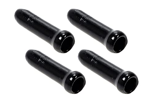 4 Stück JAGWIRE Kabel Bowdenzug Endhülsen Cable Crimps Tips 1-1,8mm Alu schwarz von Nicht Angegeben