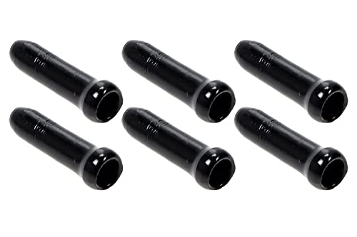 6 Stück JAGWIRE Kabel Endhülsen Bowdenzug Kappen Cable Crimps Tips 1-1,8mm Alu Schwarz von Nicht Angegeben