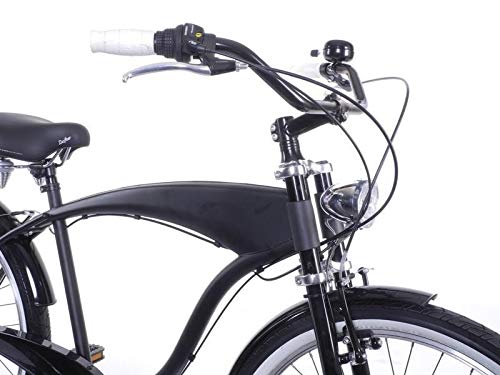 Fahrrad Lenker XXL breiter City Beach Cruiser Bügel 25,4 mm schwarz Handlebar B-Ware von Nicht Angegeben