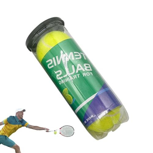 Niesel Tennisball,Tennisbälle für Kinder, 3 Stück Trainingsball, weicher Tennisball zur Verbesserung der Fähigkeiten, Tennisbälle in offizieller Größe, robuste Tennisbälle für das Training von Niesel