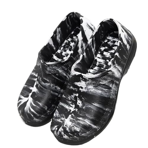 NihaoWXM Chef-Schuhe wasserdichte Herren Küchenschuhe Professionelle Koch Clogs Schuhe Garten Wasserdicht Plus Größe for Tierarbeiter(Color 1,49) von NihaoWXM