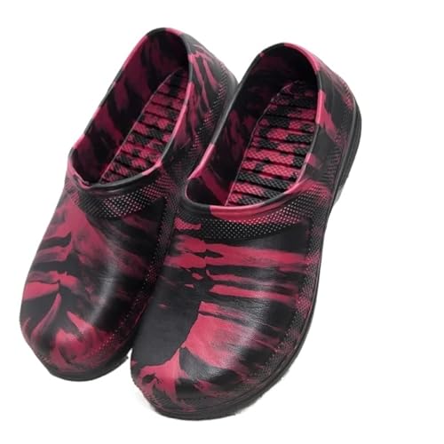 NihaoWXM Chef-Schuhe wasserdichte Herren Küchenschuhe Professionelle Koch Clogs Schuhe Garten Wasserdicht Plus Größe for Tierarbeiter(Color 3,36) von NihaoWXM