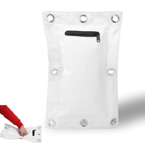 Niiyen Sandsack, Wand Boxsack, Wing Chun Wand Canvas Punch Leere Sandsack Zielscheibe mit Reißverschluss, Boxen Wand Sandsack Canvas Punch Leere Sandsack Zielscheibe für Boxen Muay Thai Sanda(S) von Niiyen