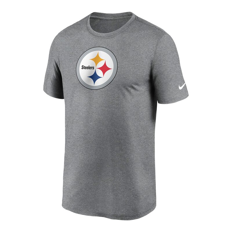 NFL TEAM Pittsburgh Steelers Nike Essential Logo NFL T-Shirt - grau Gr. M von Nike, Inc.
