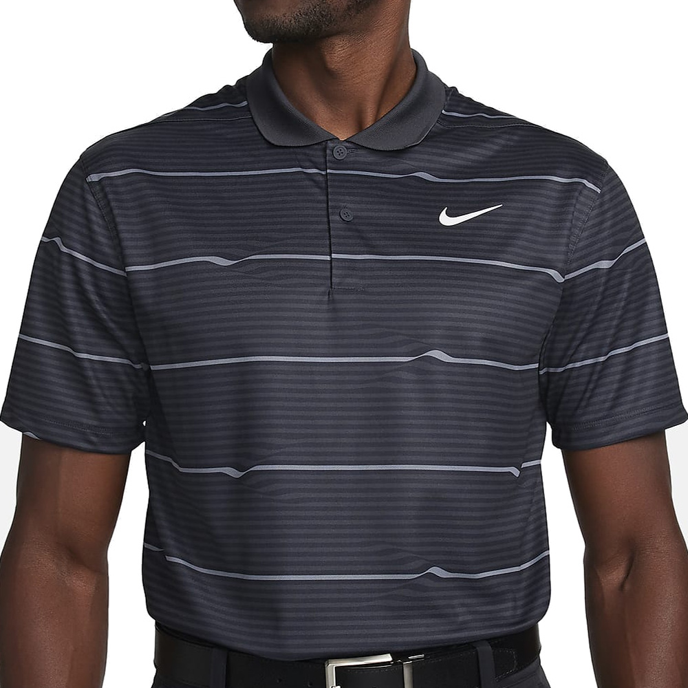 'Nike Golf Dri-FIT Victory Stripes Polo schwarz' von Nike Golf