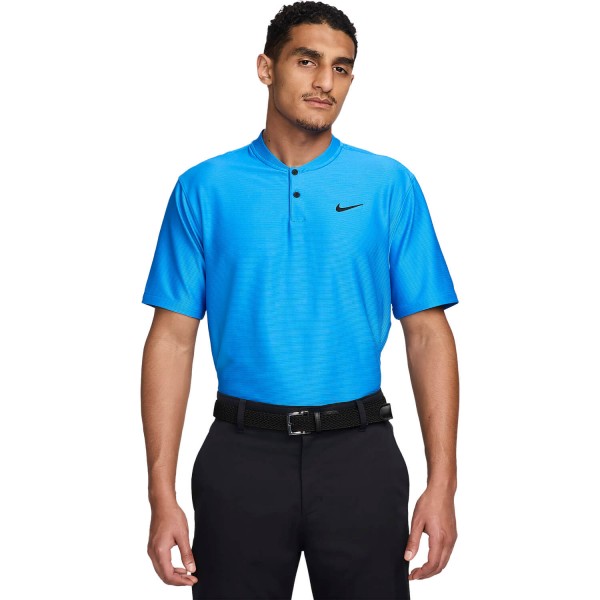 Nike Golf Polo Dri-FIT Tour Texture blau von Nike Golf