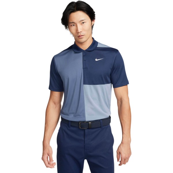 Nike Golf Polo Victory Color Block navy von Nike Golf