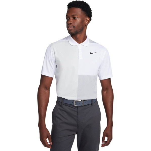 Nike Golf Polo Victory Color Block weiß von Nike Golf
