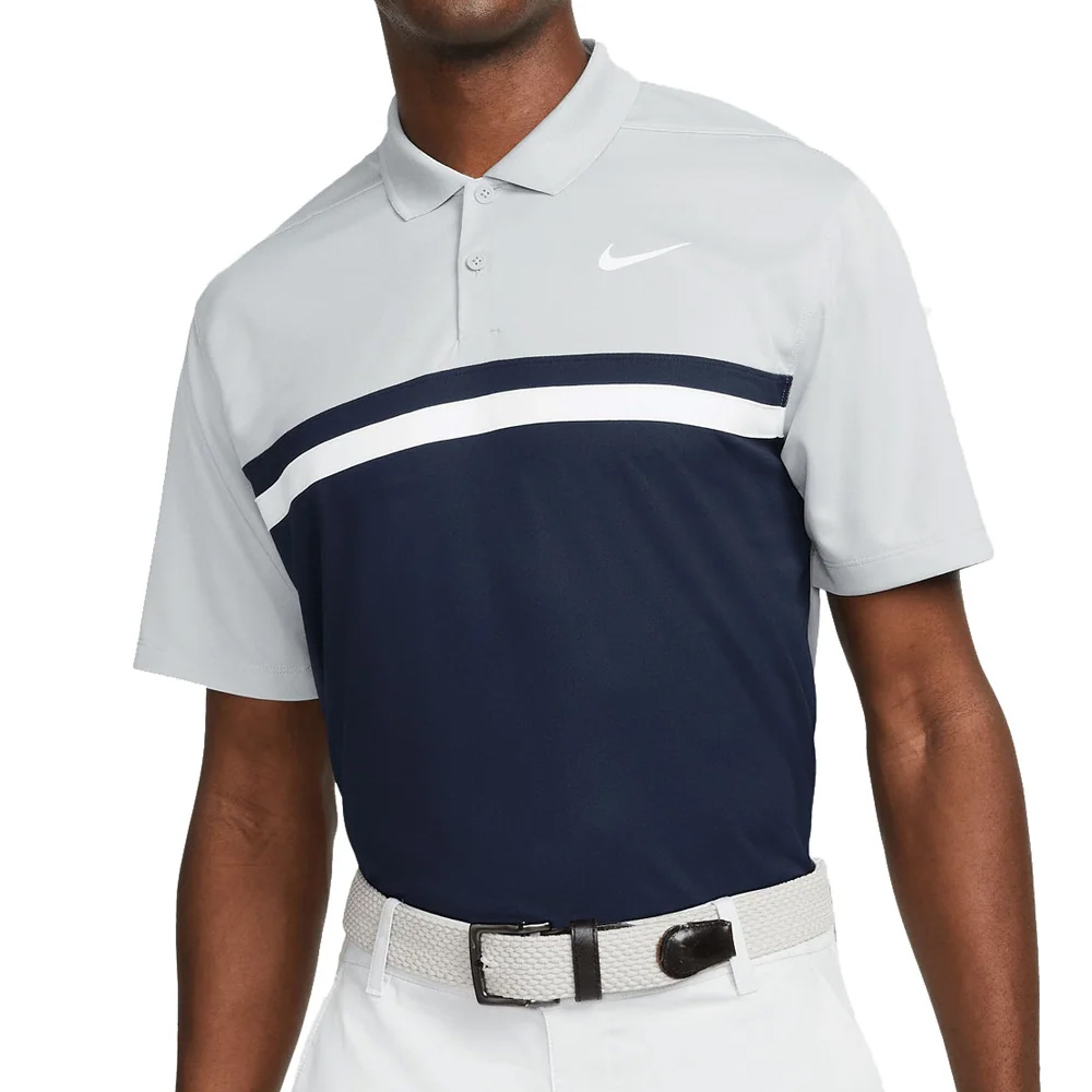 'Nike Golf Victory CB Herren Polo (DH0845) navy/grau' von Nike Golf