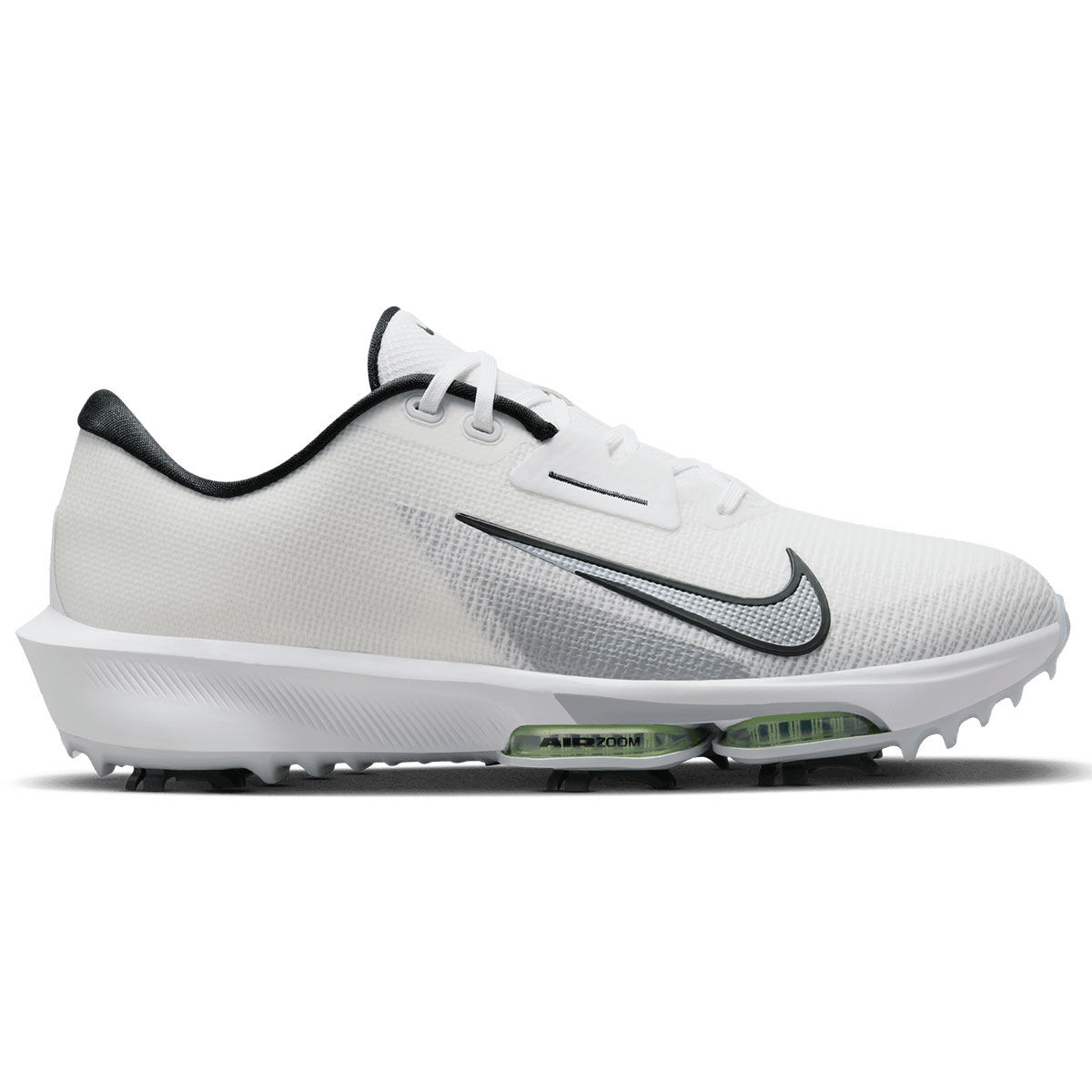 Nike Womens Air Zoom Infinity Tour Next% 2 Waterproof Spiked Golf Shoes, Female, White/green/platinum, 5 | American Golf von Nike Golf
