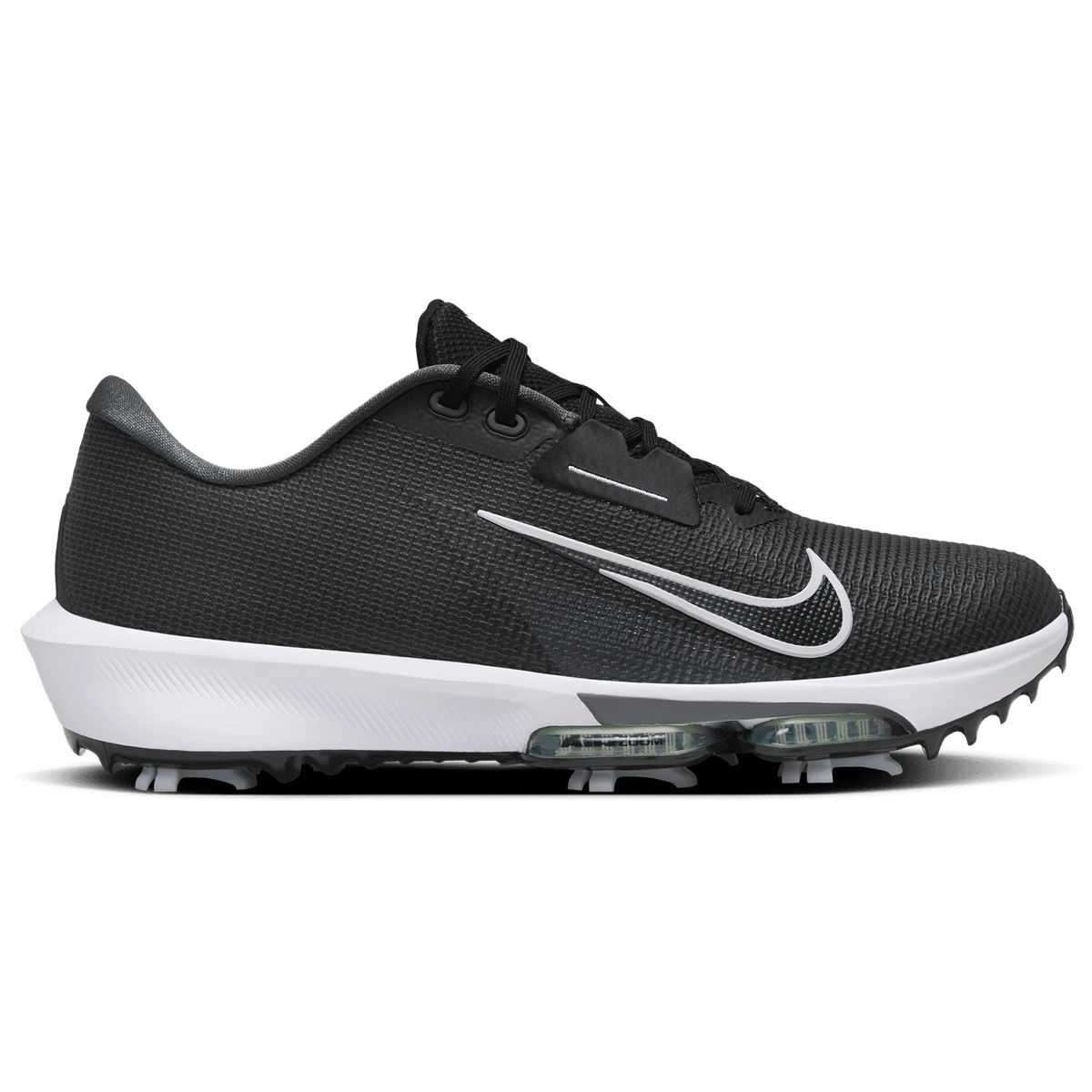Nike Men's Air Zoom Infinity Tour Spiked Golf Shoes, Mens, Black/white/green/grey, 10 | American Golf von Nike Golf
