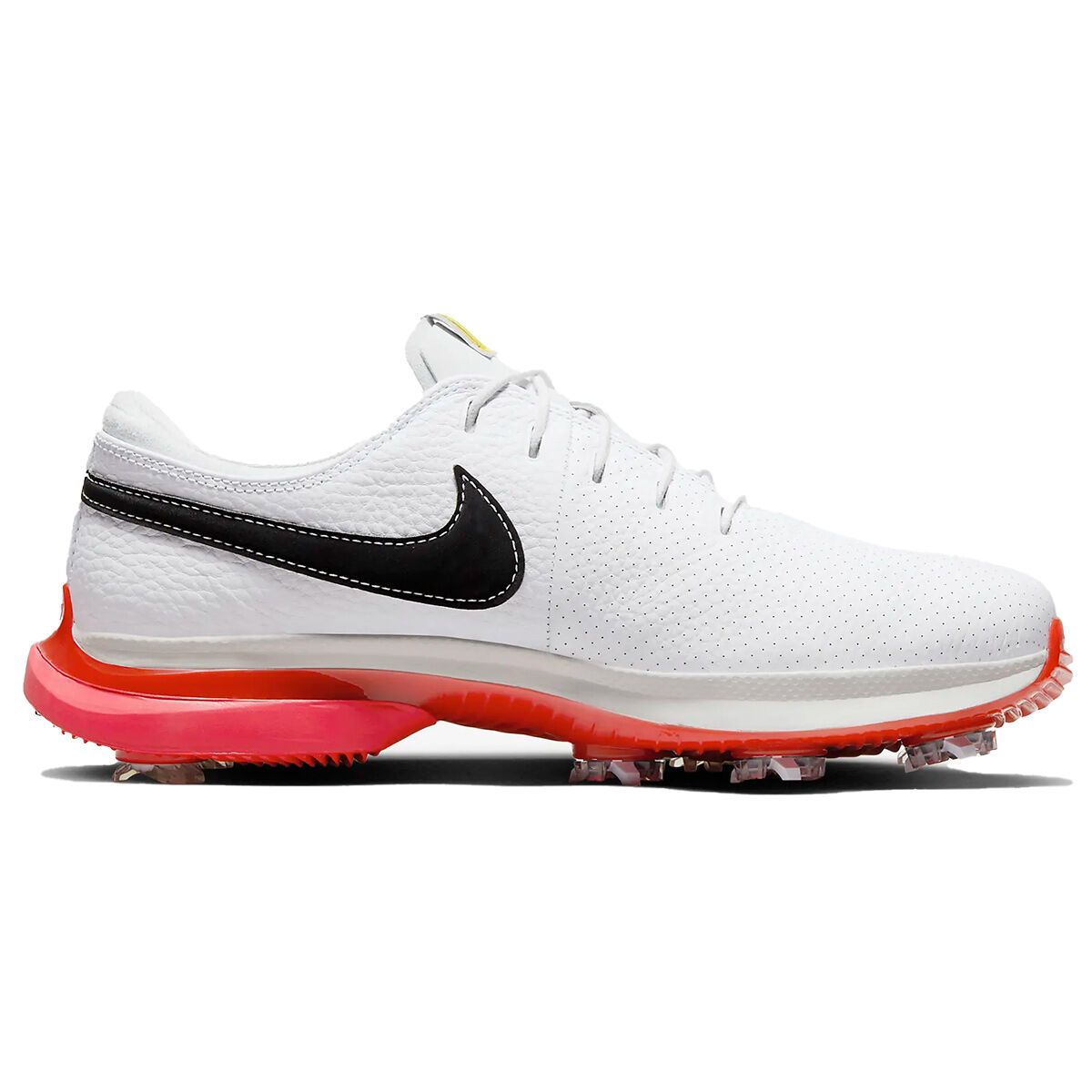 Nike Men's Air Zoom Victory Tour 3 Waterproof Spiked Golf Shoes, Mens, White/black, 9.5 | American Golf von Nike