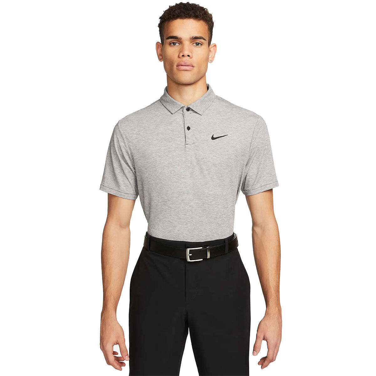 Nike Men's Dri-FIT Tour Golf Polo Shirt, Mens, Black/black, Large | American Golf von Nike Golf
