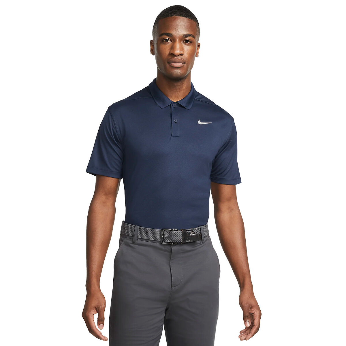 Nike Men's Dri-FIT Victory Golf Polo Shirt, Mens, Obsidian/white, Large | American Golf von Nike Golf