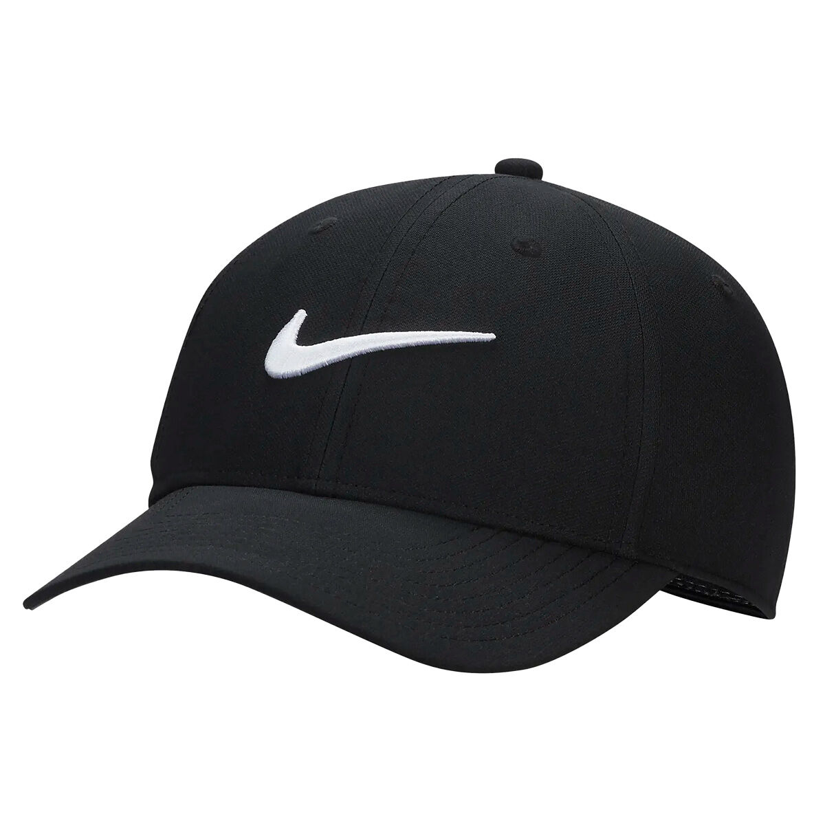 Nike Men's Structured Swoosh Golf Cap, Mens, Black/white, Small/medium | American Golf von Nike Golf