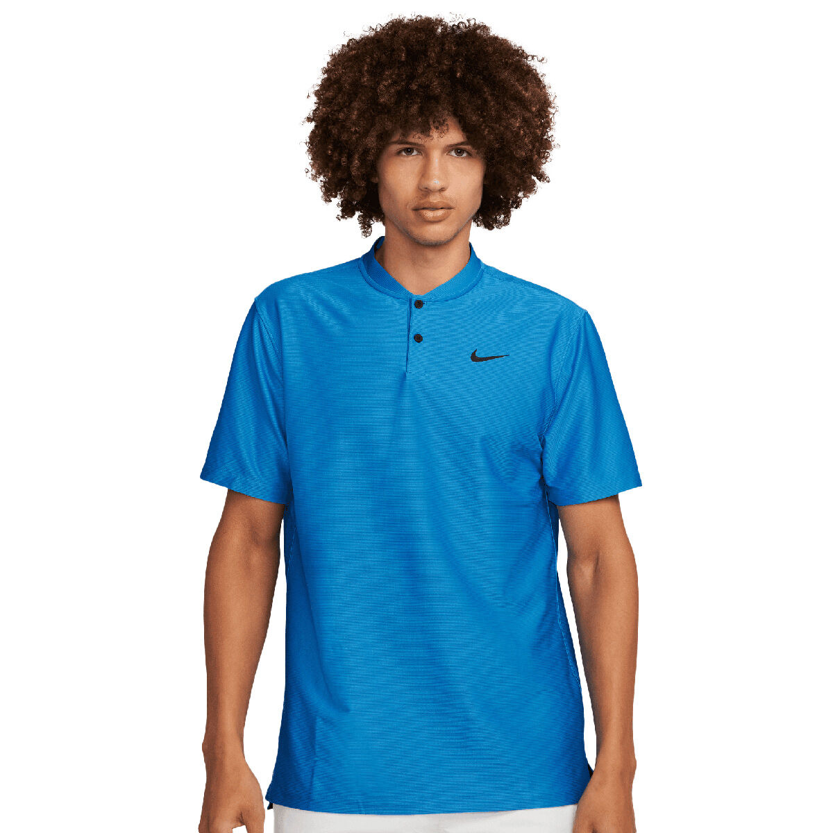 Nike Men's Tour Texture Golf Polo Shirt, Mens, Photo blue/black, Large | American Golf von Nike Golf