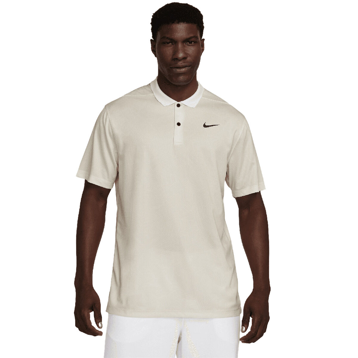 Nike Men's Victory+ Cross Hatch Golf Polo Shirt, Mens, Light bone, Large | American Golf von Nike Golf