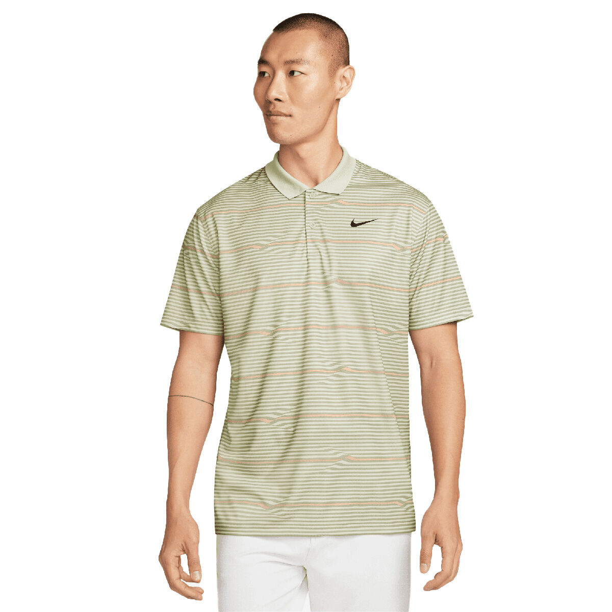 Nike Men's Victory+ Ripple Golf Polo Shirt, Mens, Honeydew, Small | American Golf von Nike Golf