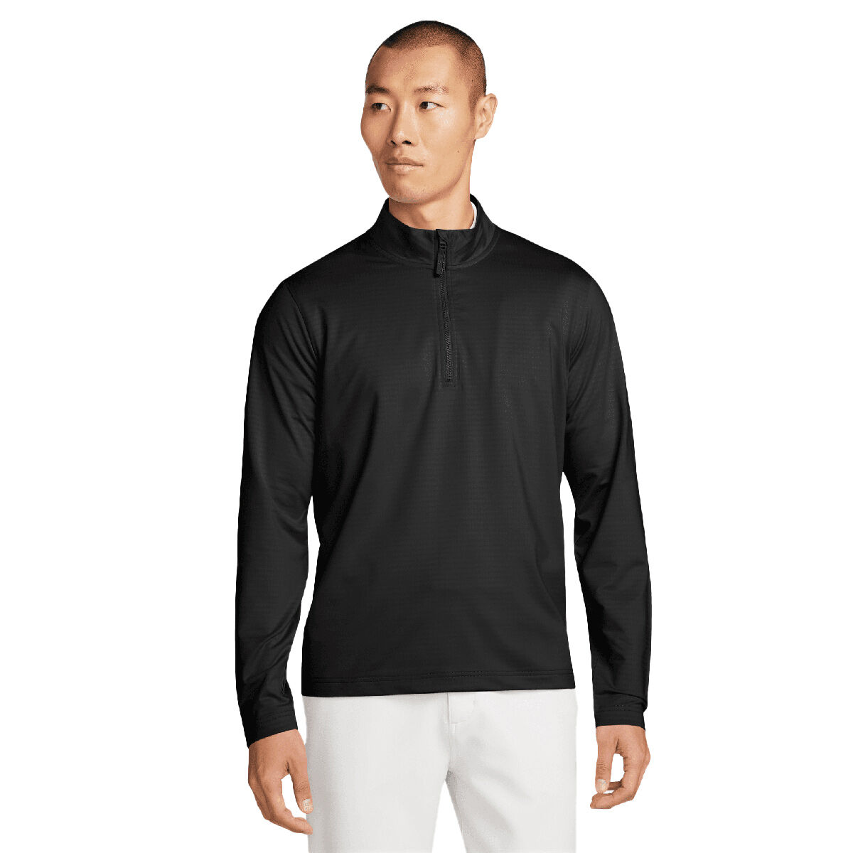 Nike Men's Victory Dri-FIT Half Zip Golf Midlayer, Mens, Black/white, Medium | American Golf von Nike Golf