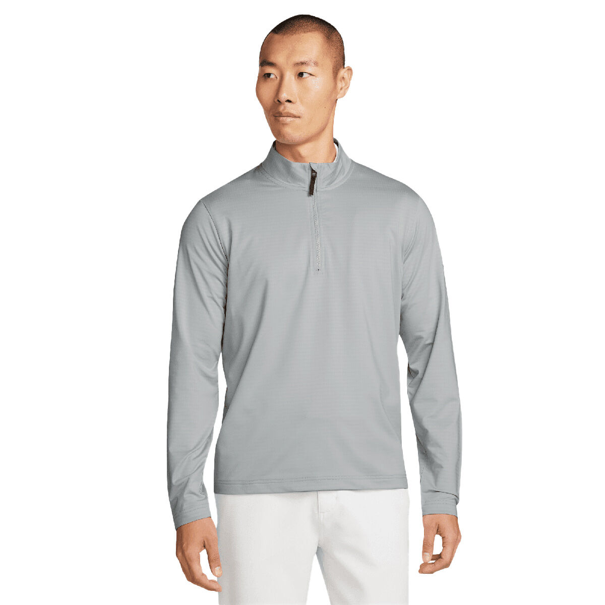 Nike Men's Victory Dri-FIT Half Zip Golf Midlayer, Mens, Light smoke grey/black, Large | American Golf von Nike Golf