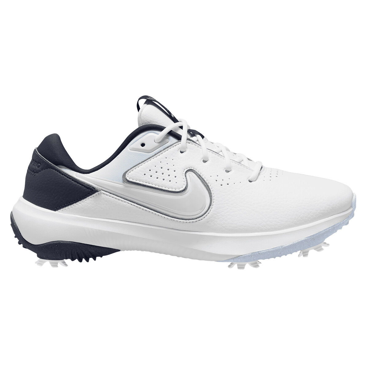 Nike Men's Victory Pro 3 Waterproof Spiked Golf Shoes, Mens, White/football grey/obsidian, 7 | American Golf von Nike Golf