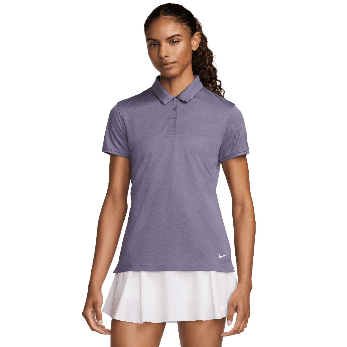 Nike Womens Dri-FIT Victory Golf Polo Shirt, Female, Daybreak/white, Xl | American Golf von Nike Golf