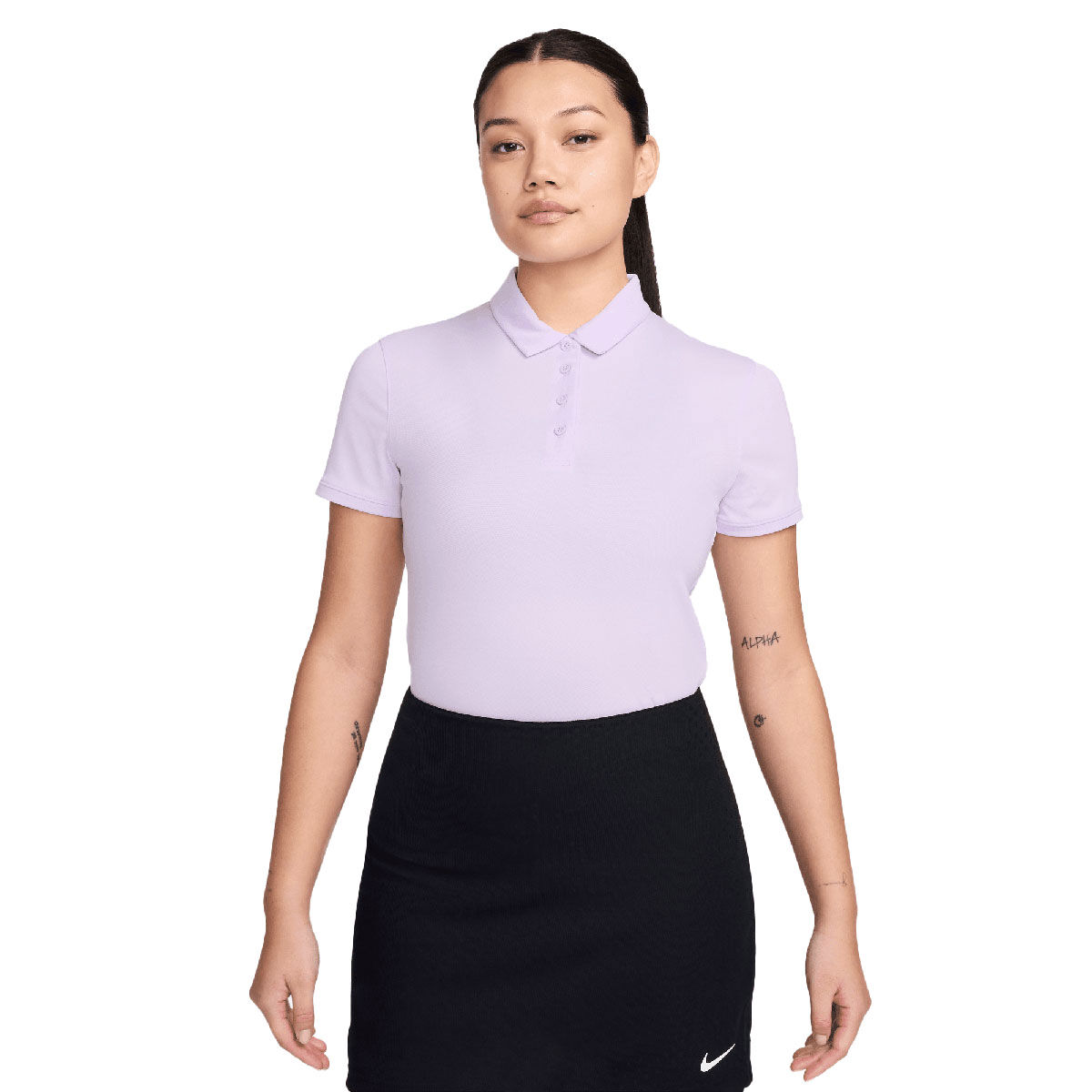 Nike Womens Dri-FIT Victory Golf Polo Shirt, Female, Violet mist/black, Xs | American Golf von Nike Golf