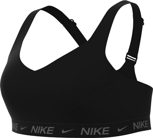Nike Damen Sport-BH Dri-Fit Indy High Support Bra, Black/Black/Black, FD1068-010, L von Nike