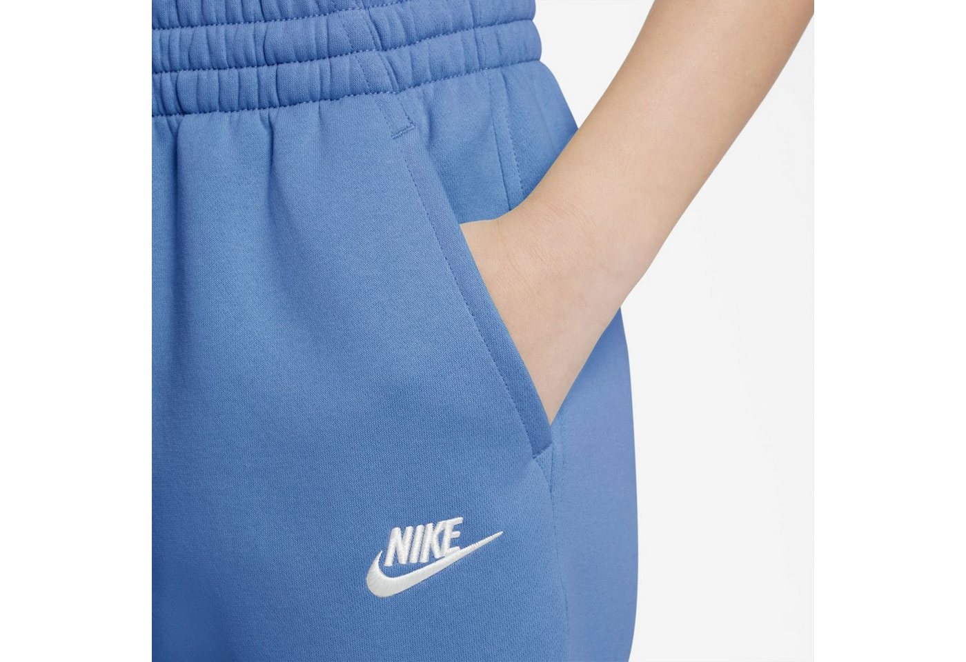 Nike Sportswear Jogginghose CLUB FLEECE BIG KIDS' (GIRLS) HIGH-WAISTED FITTED PANTS von Nike Sportswear