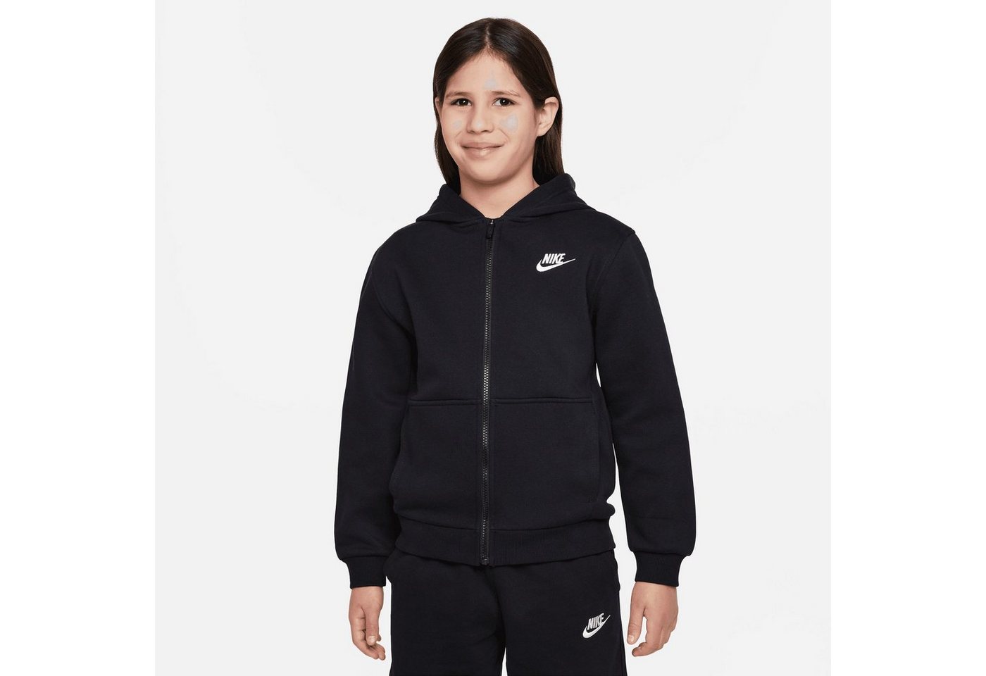 Nike Sportswear Kapuzensweatjacke CLUB FLEECE BIG KIDS' FULL-ZIP HOODIE von Nike Sportswear
